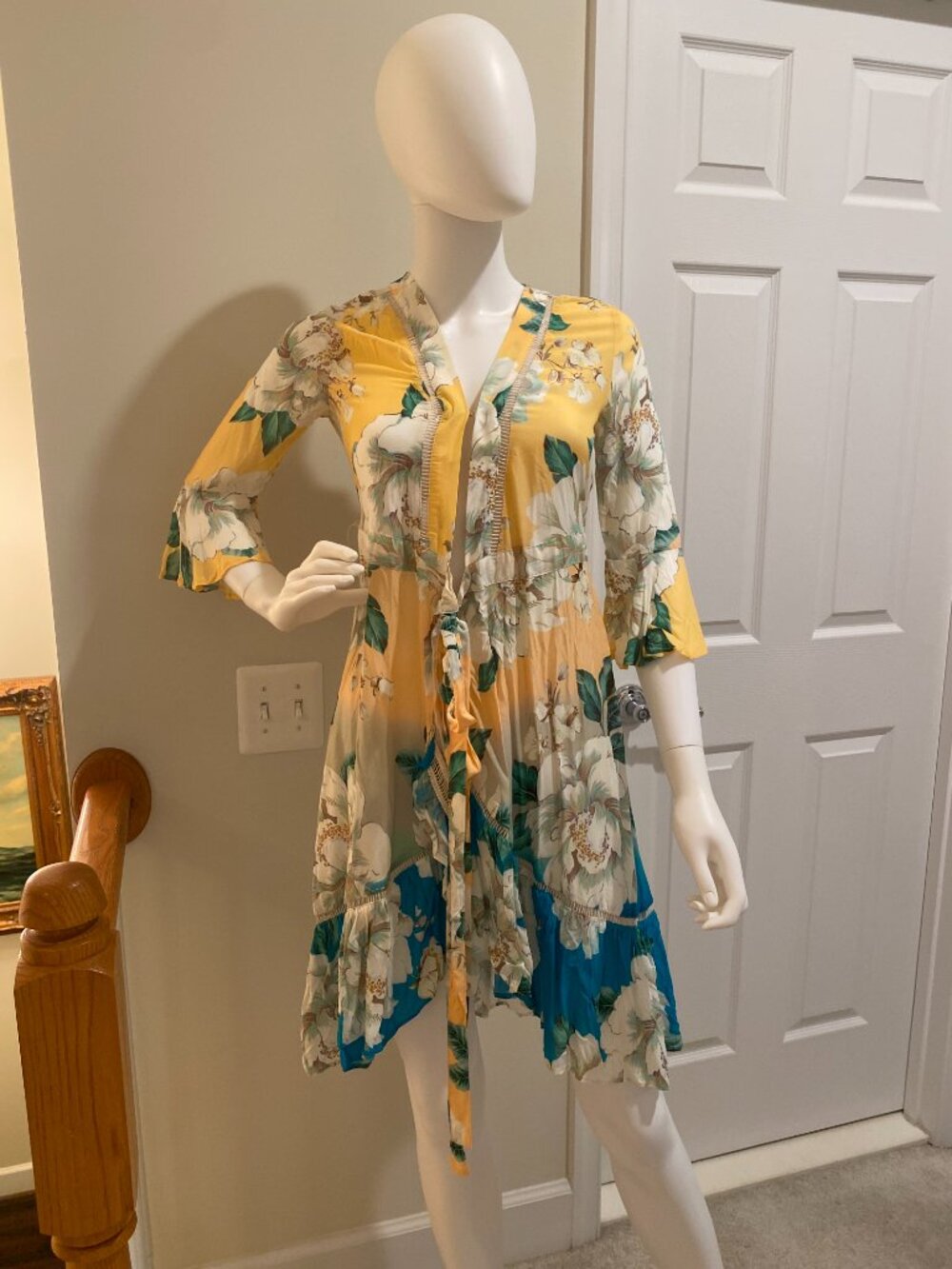 FARM Rio for Anthropologie Floral Mini Dress / Cover-Up – NWT
